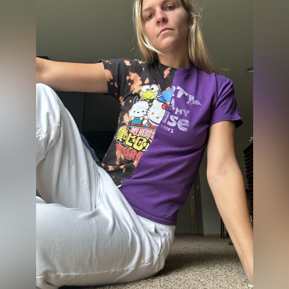 Homemade yin yang t shirt